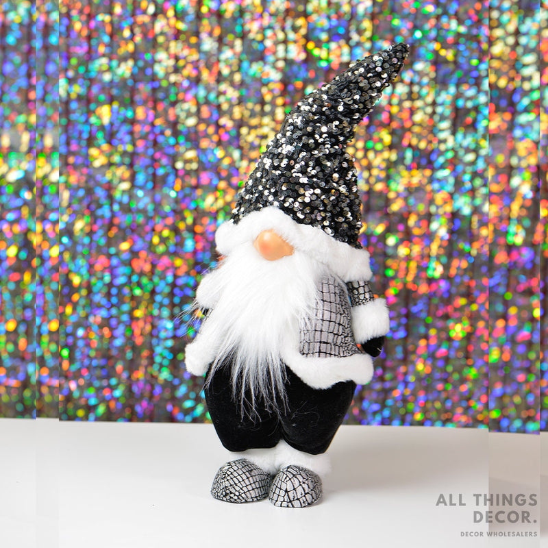 Jelly Jerry Medium Standing Black and white Gonk