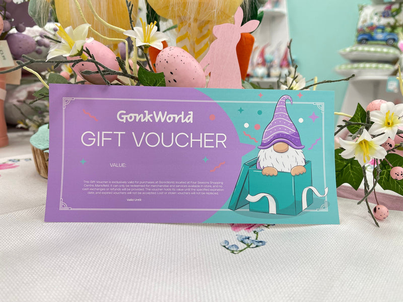 Gonk World gift voucher