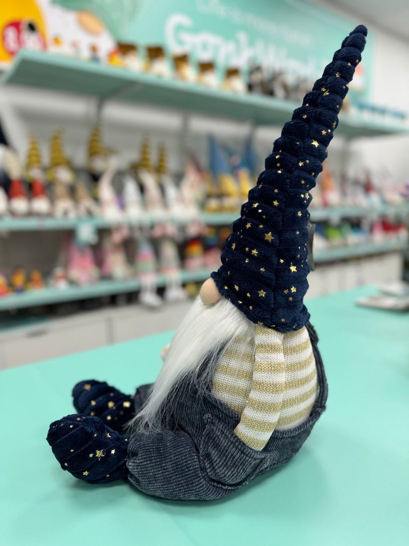 Midnight Marshall sitting Gonk by Gonk World, 54cm