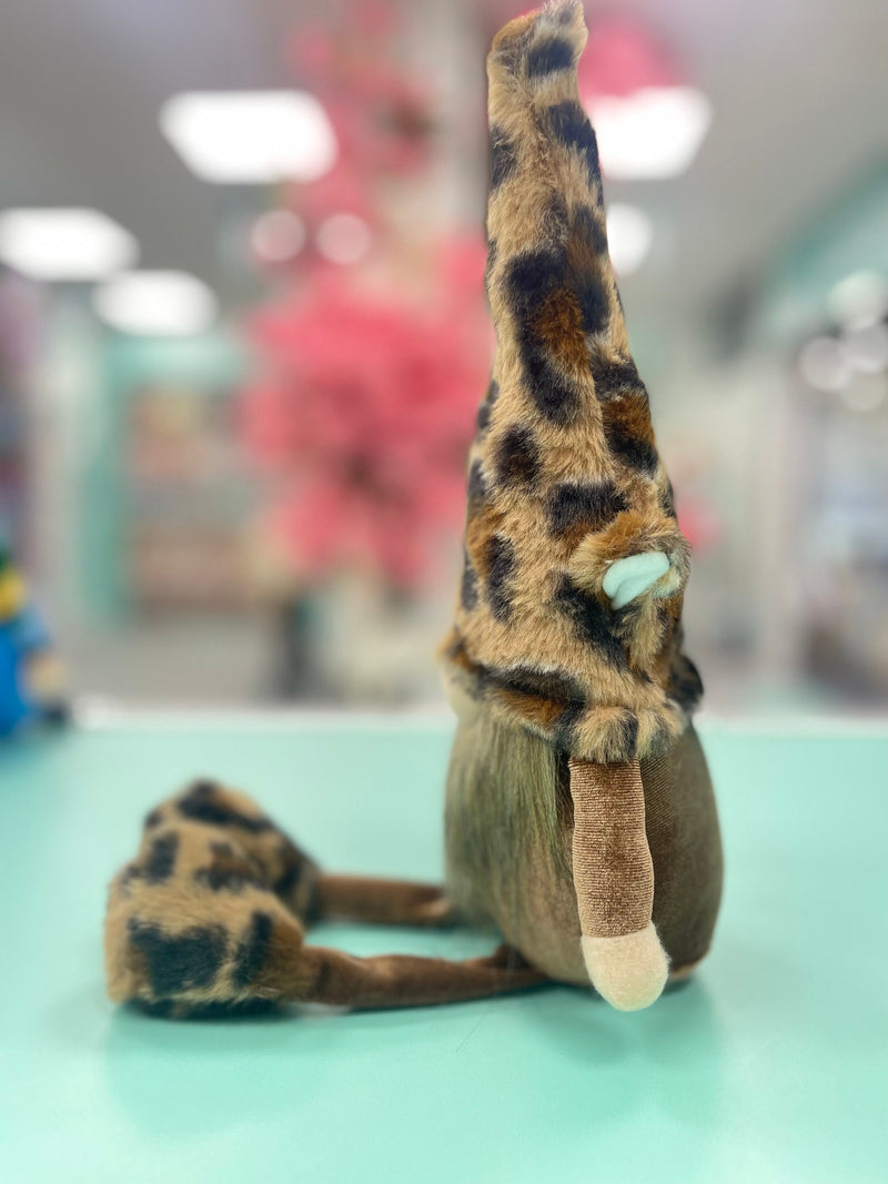 Dark Brown Lepard sitting Gonk by Gonk World, 40cm