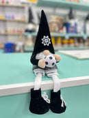 Black and White  sitting footballer Gonk Decor by Gonk World, 42cm