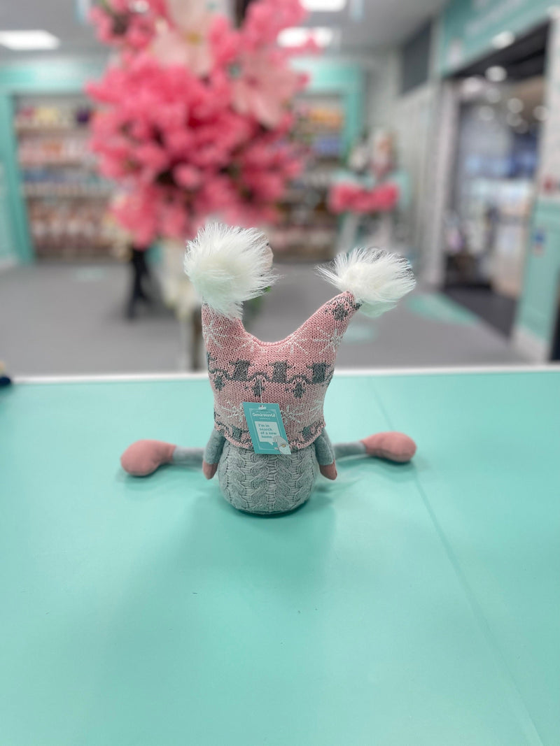 Pom Pom Penny  sitting gonknby Gonk World, 40cm