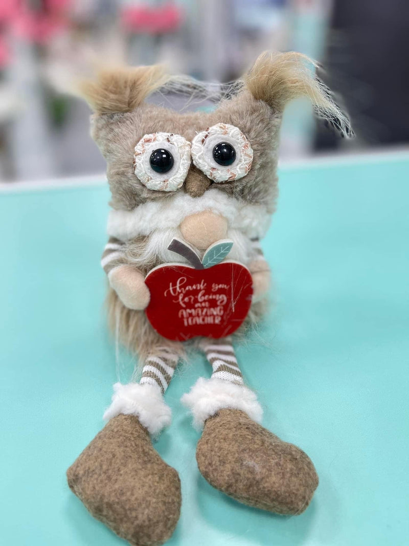 Cream colour Teacher's Thank You Gift Owl Gonk